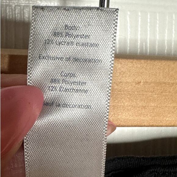 Ivivva Solid Black Athletic Leggings Girls Size 14 - Picture 4 of 4